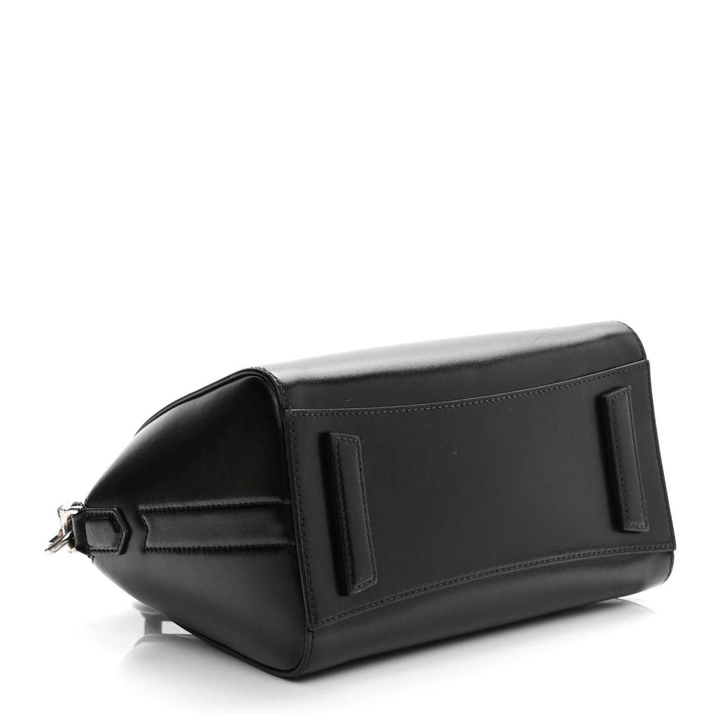 Shiny Lord Calfskin Mini Antigona Black