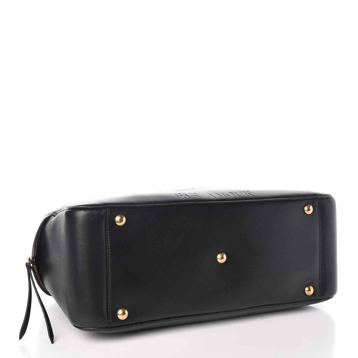 Gucci Calfskin Embossed L'Aveugle Par Amour Duffle Black 4 of 7