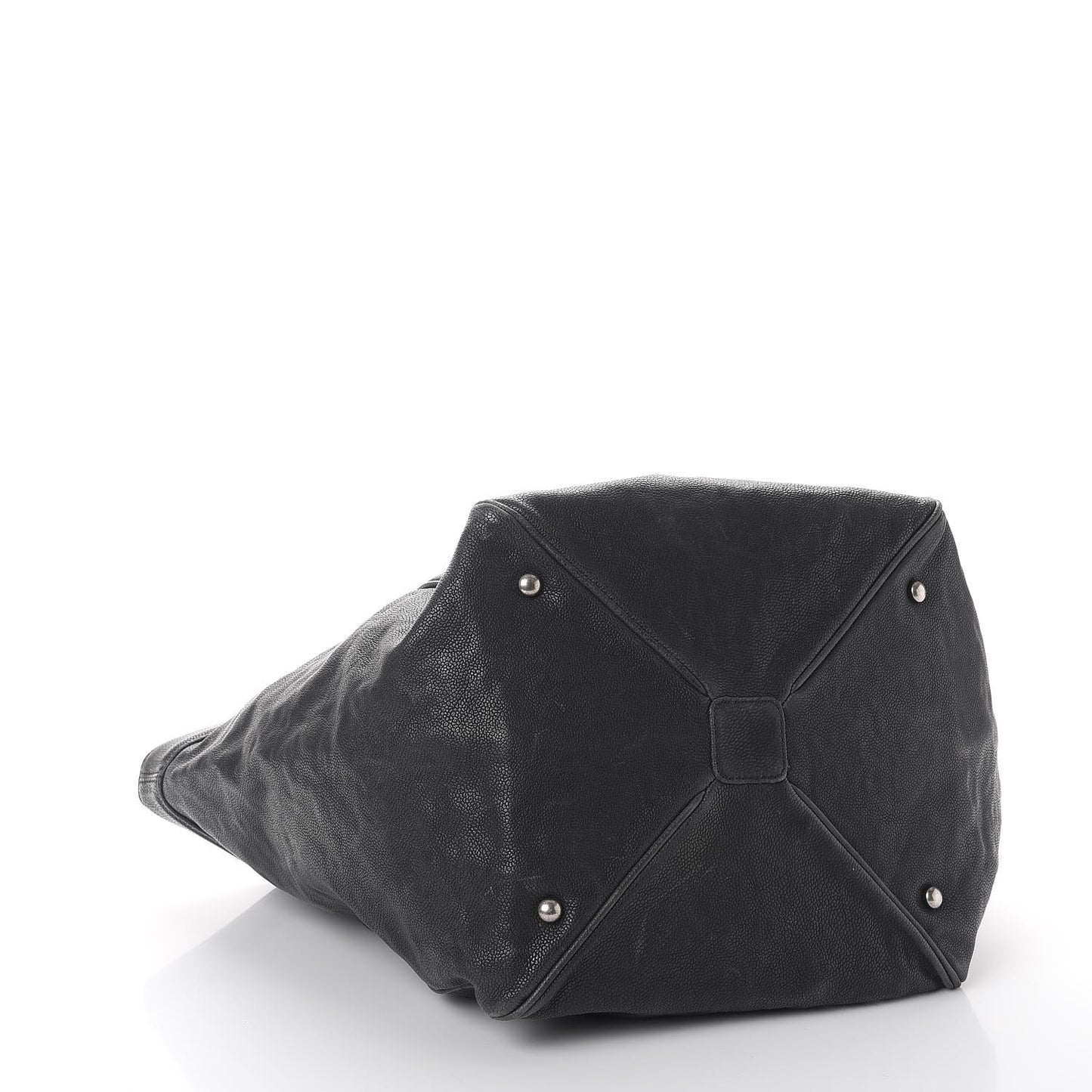 Distressed Caviar Outdoor Ligne Tote Black