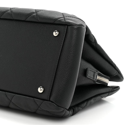 Chanel Caviar Quilted Timeless CC Shopping Tote Black 10 of 18