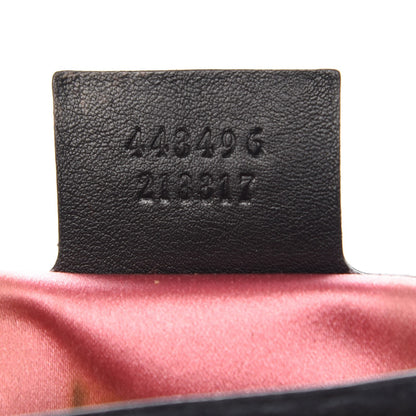Gucci Velvet Matelasse Medium GG Marmont Shoulder Bag Black 7 of 10