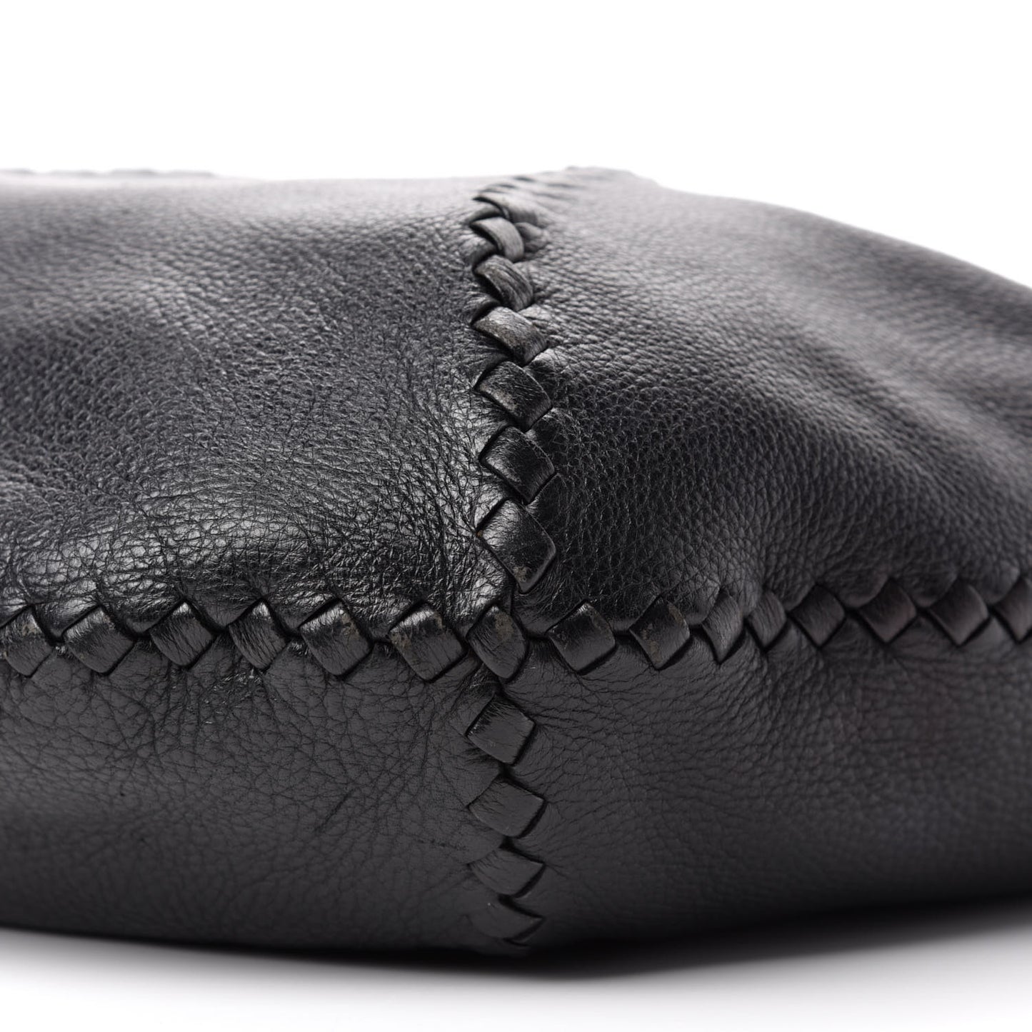 Cervo Deerskin Large Hobo Black