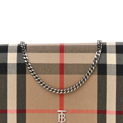 Burberry Vintage Check Jessie TB Crossbody Black 7 of 13