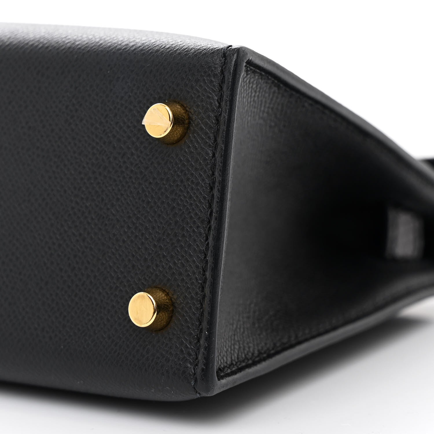 Hermes Madame Calfskin Lizard Mini Kelly Sellier Touch 20 Black 10 of 13
