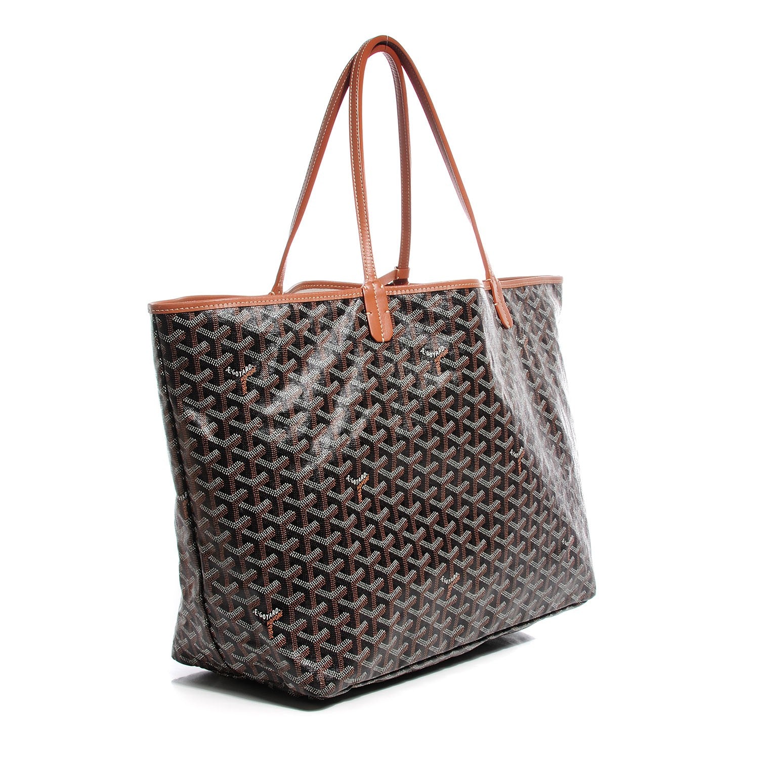 Goyard Goyardine Saint Louis GM Black Gold 4 of 9