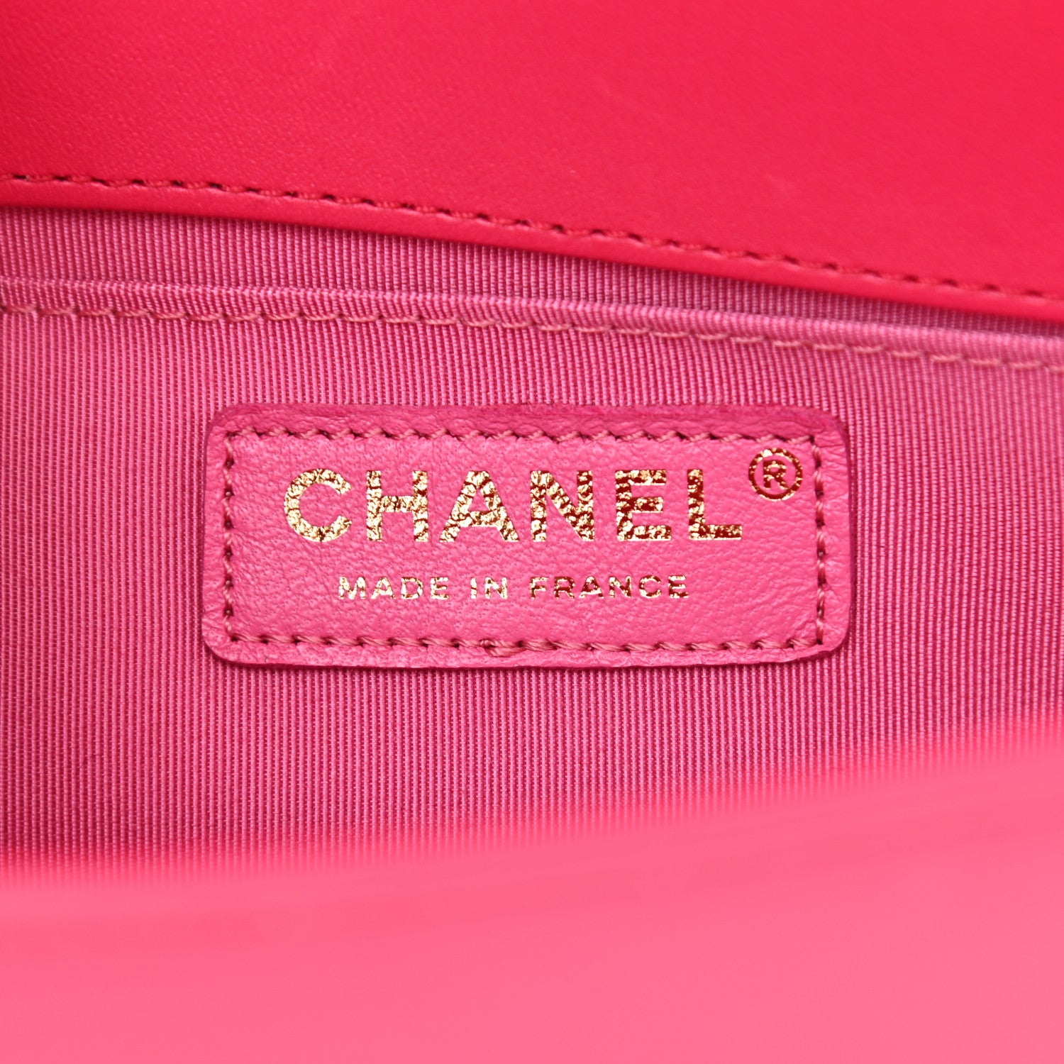 Chanel Lambskin Tweed Small Boy Flap Fuchsia 6 of 10