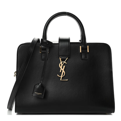 Saint Laurent Smooth Calfskin Small Monogram Cabas Black 1 of 7