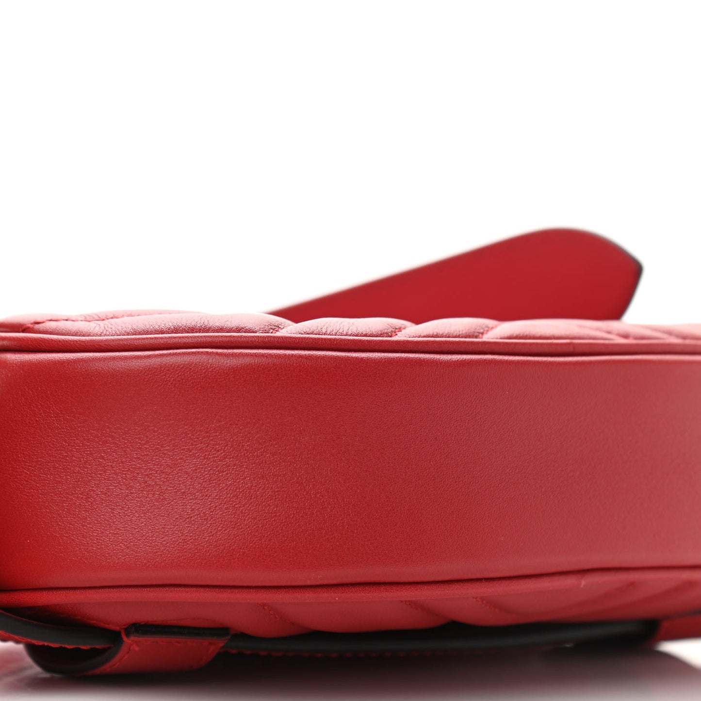 Calfskin Matelasse GG Marmont Belt Bag 85 34 Hibiscus Red