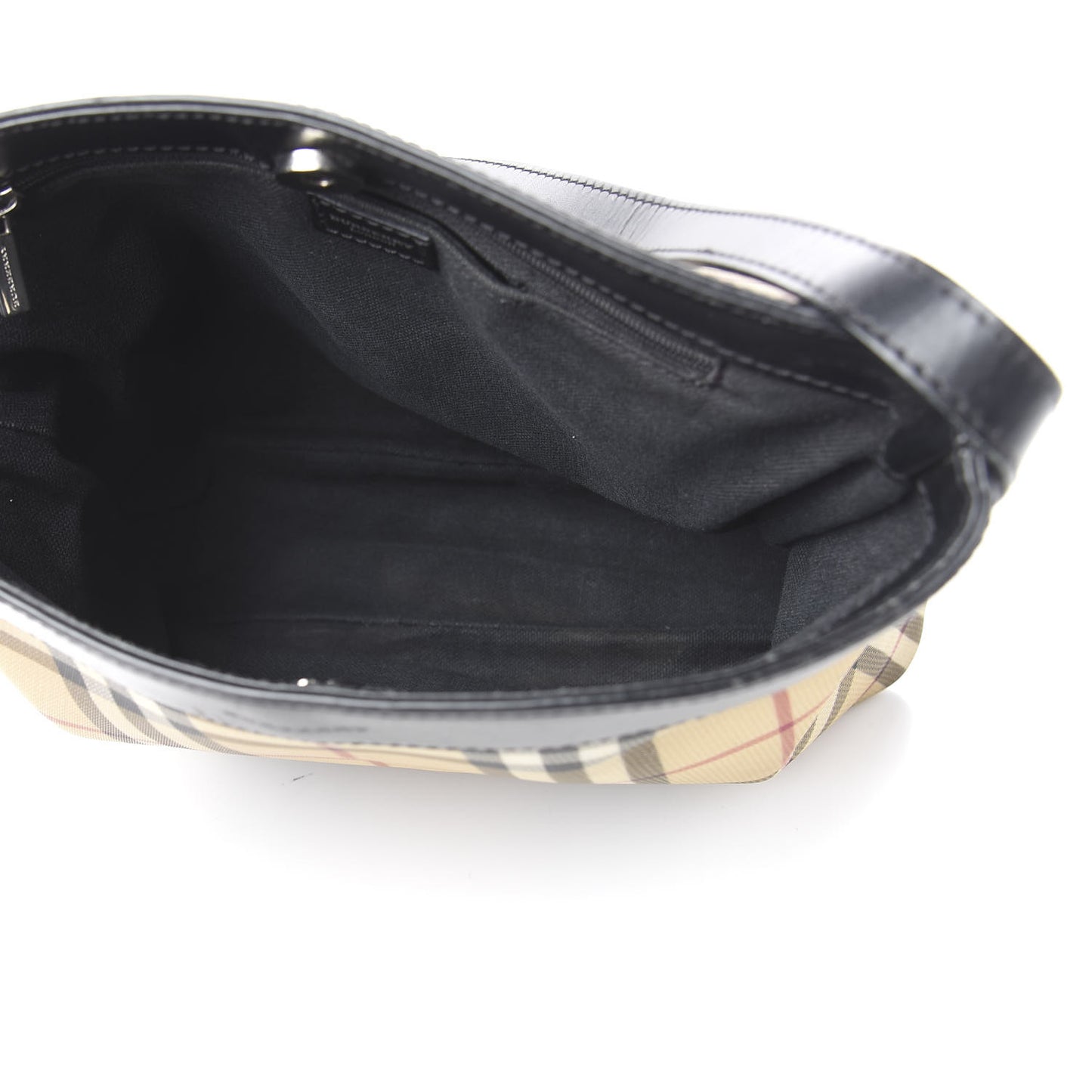 House Check Shoulder Bag Black