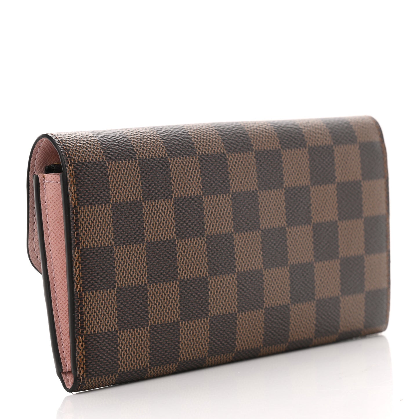 Damier Ebene Emilie Wallet Rose Ballerine