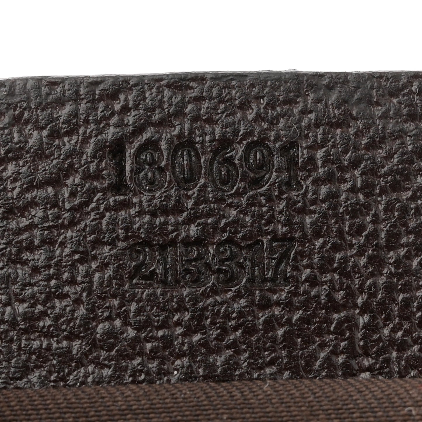 Monogram Web Belt Pouch Bag Brown