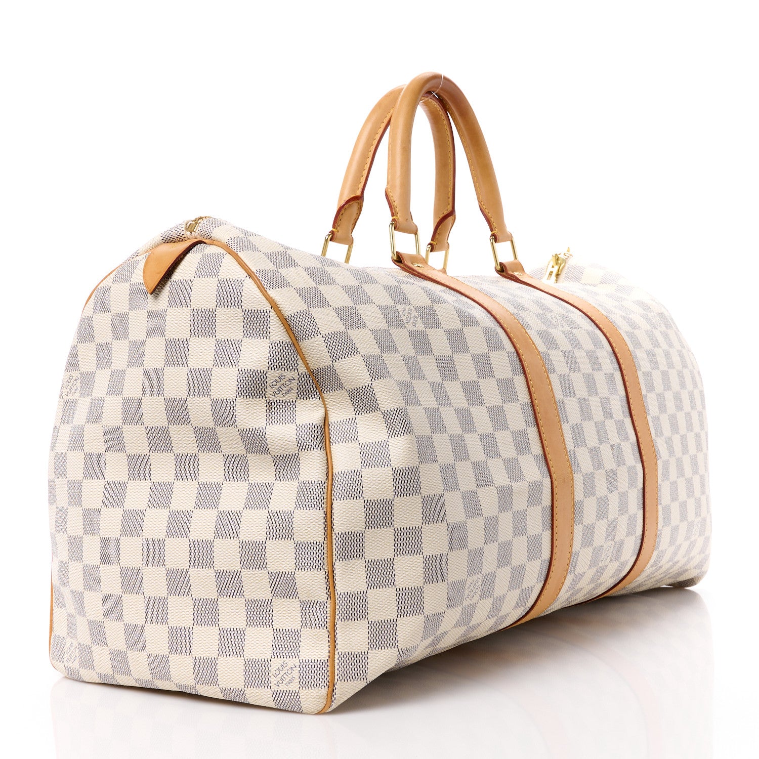 Louis Vuitton Damier Azur Keepall 50 3 of 12