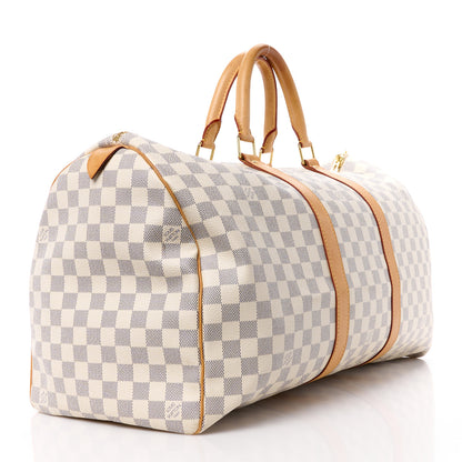 Louis Vuitton Damier Azur Keepall 50 3 of 12