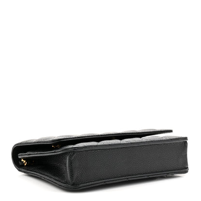 Chanel Caviar Quilted Wallet On Chain WOC Black 4 of 11