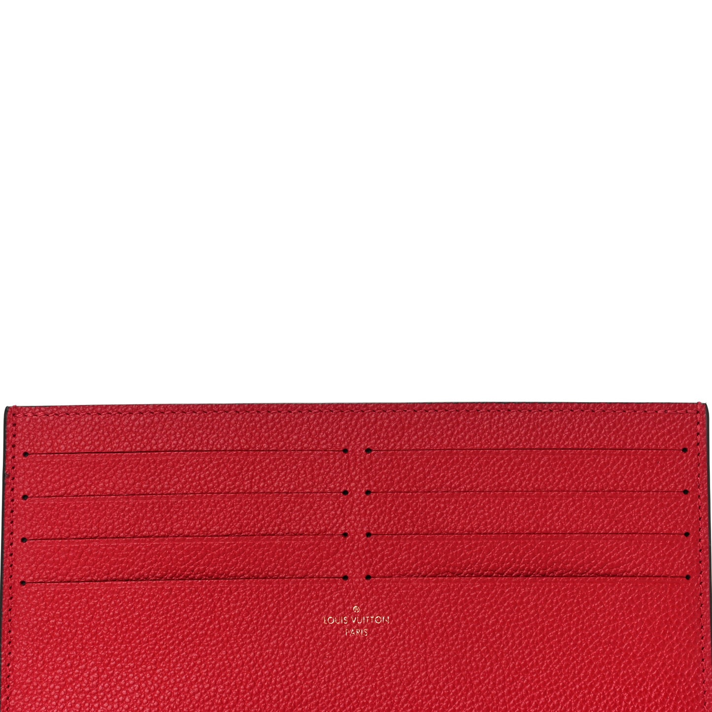 Calfskin Felicie Card Holder Insert Cherry