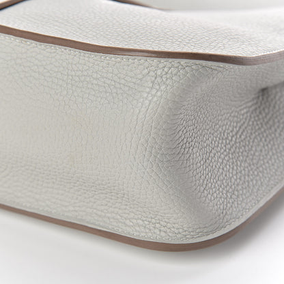 Hermes Taurillon Clemence Halzan 31 Gris Perle 10 of 17
