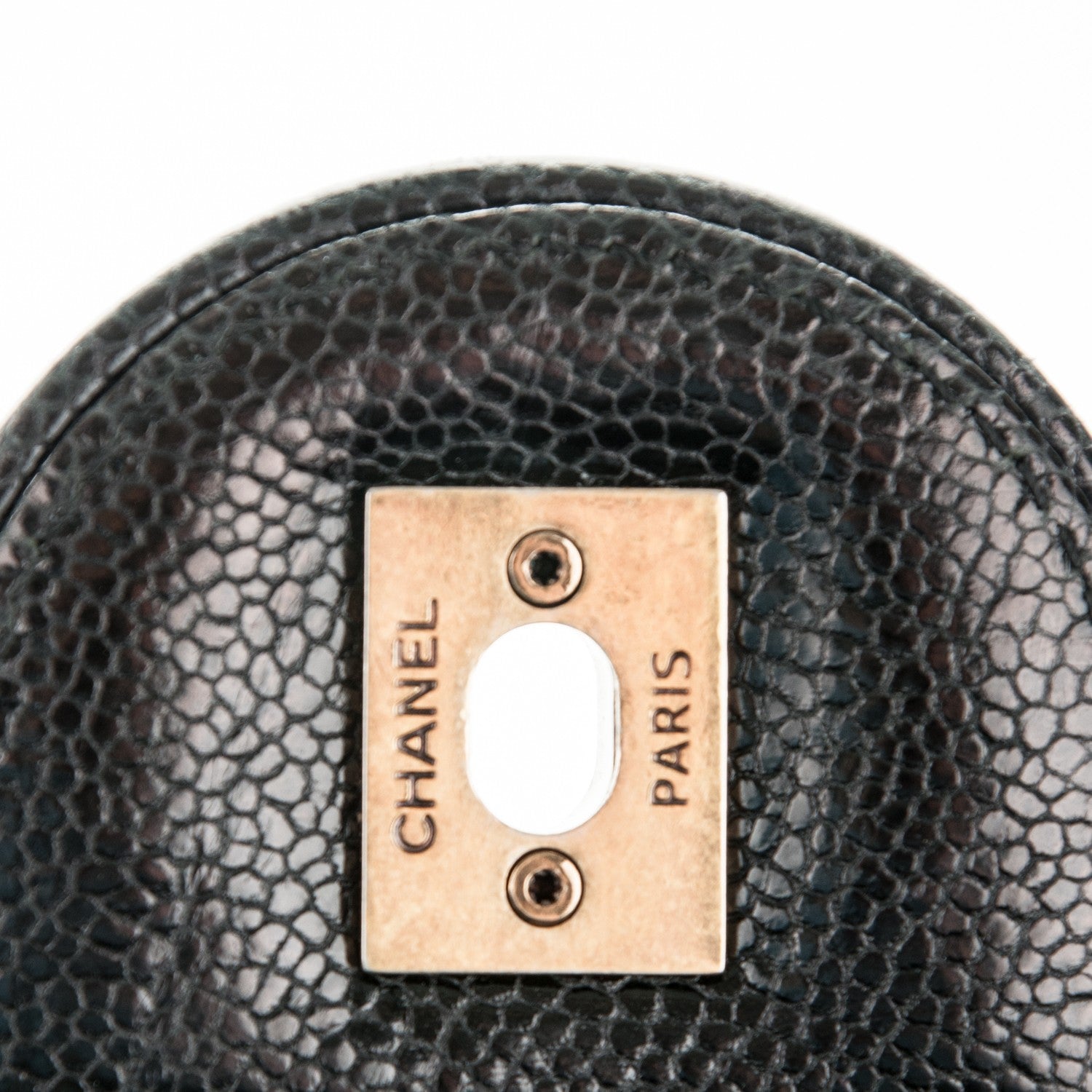 Chanel Crumpled Grained Calfskin Quilted Large Shiva Flap Black 8 of 8