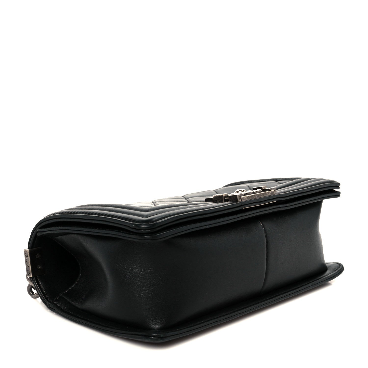 Chanel Calfskin Quilted Medium Boy Flap Black 4 of 11