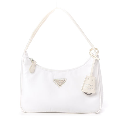 Prada Tessuto Nylon Mini Re-Edition 2000 Bag White 1 of 10