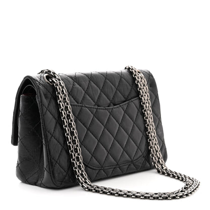 Chanel Aged Calfskin Quilted 2.55 Reissue 225 Flap Black 3 of 11
