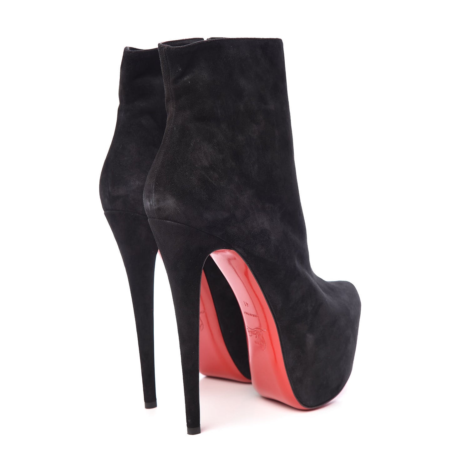 Suede Daf Booty 160 Ankle Boots 41 Black