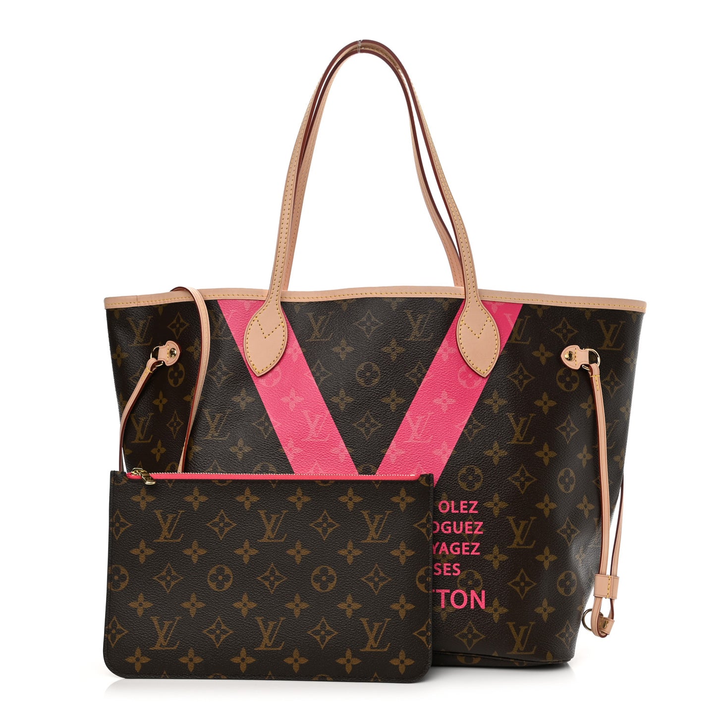 Monogram V Neverfull MM Grenade
