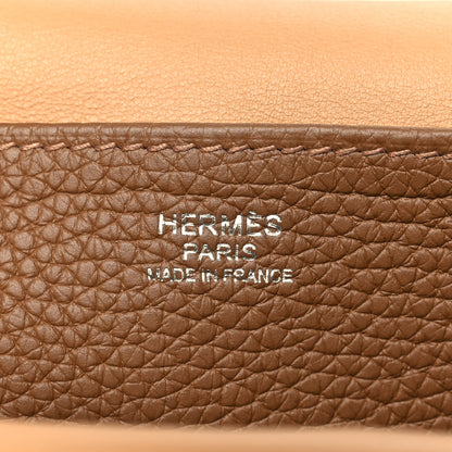Hermes Taurillon Clemence Verso Halzan 25 Alezan Sesame 6 of 10