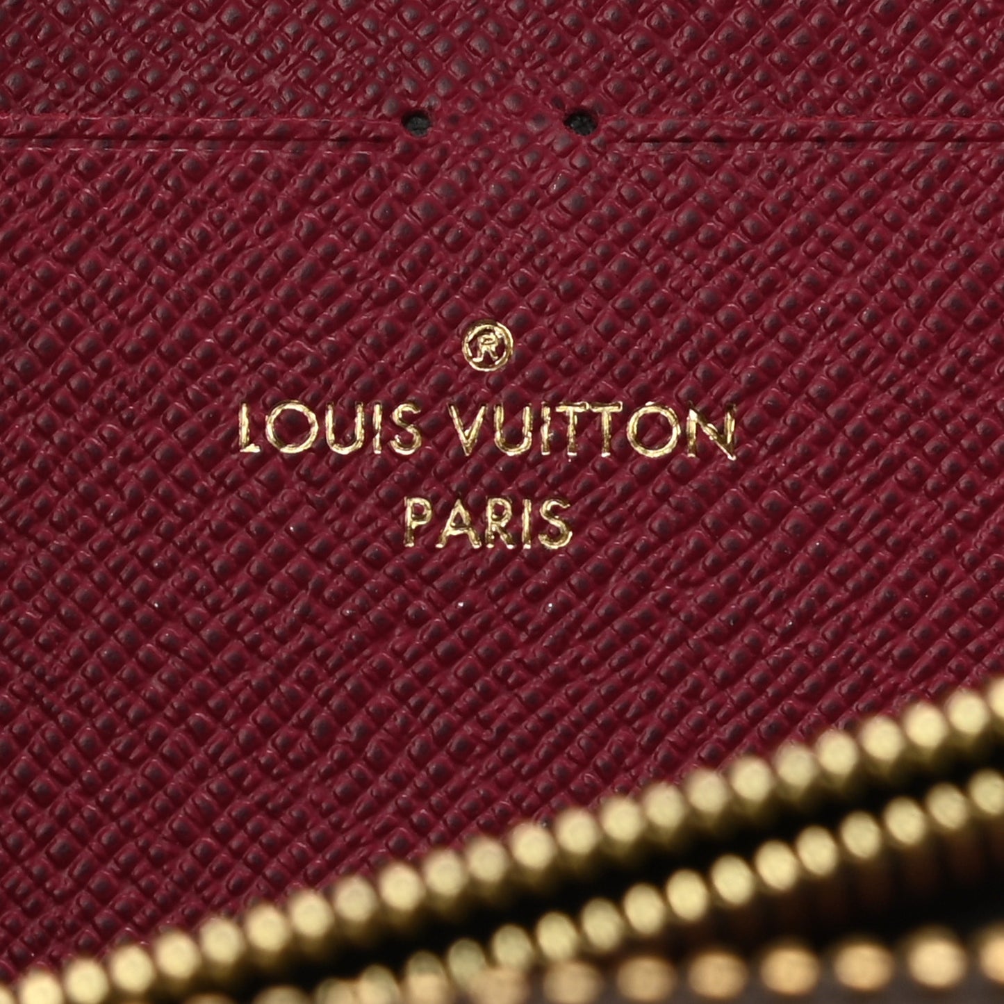 Monogram Clemence Wallet Fuchsia