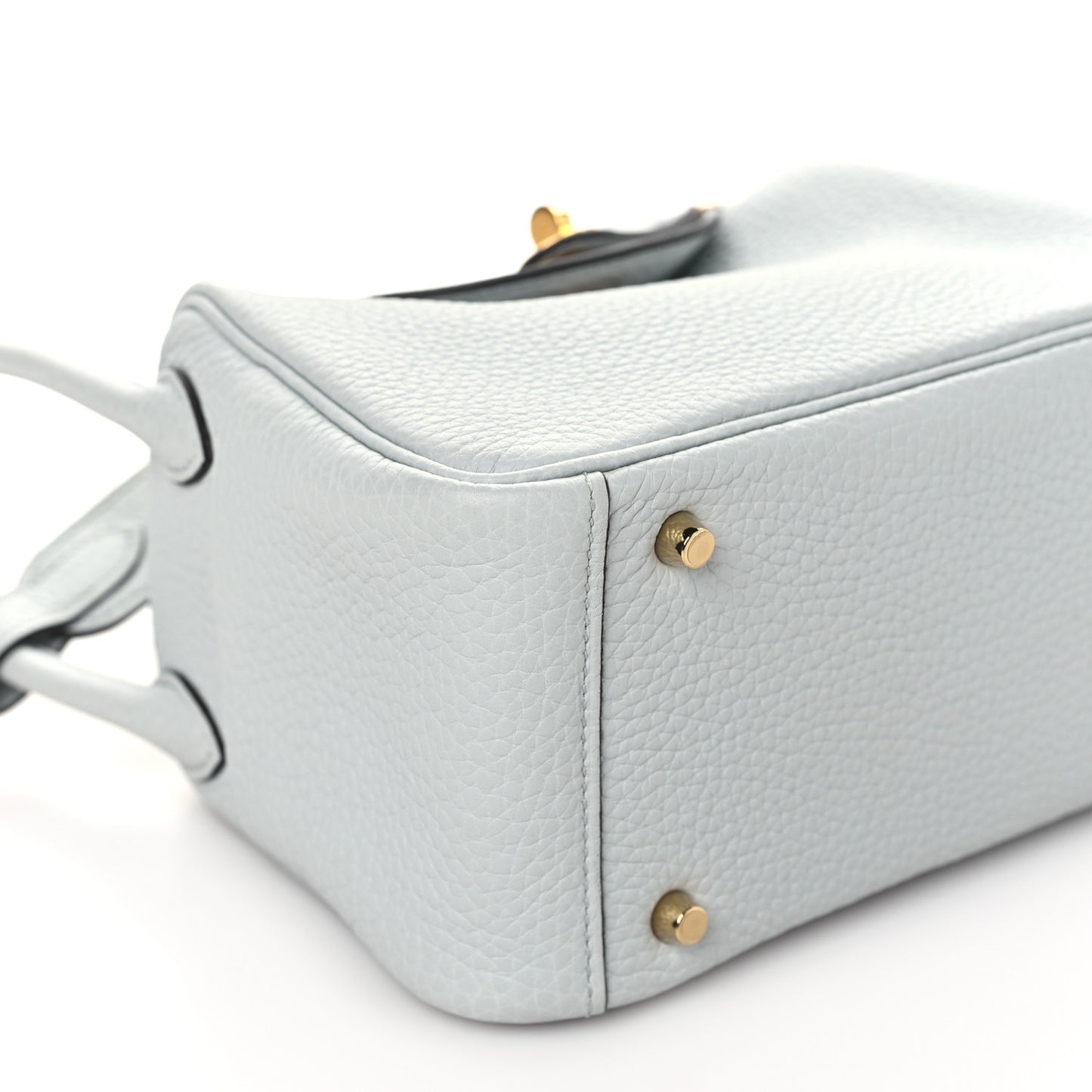 Taurillon Clemence Mini Lindy 20 Bleu Pale