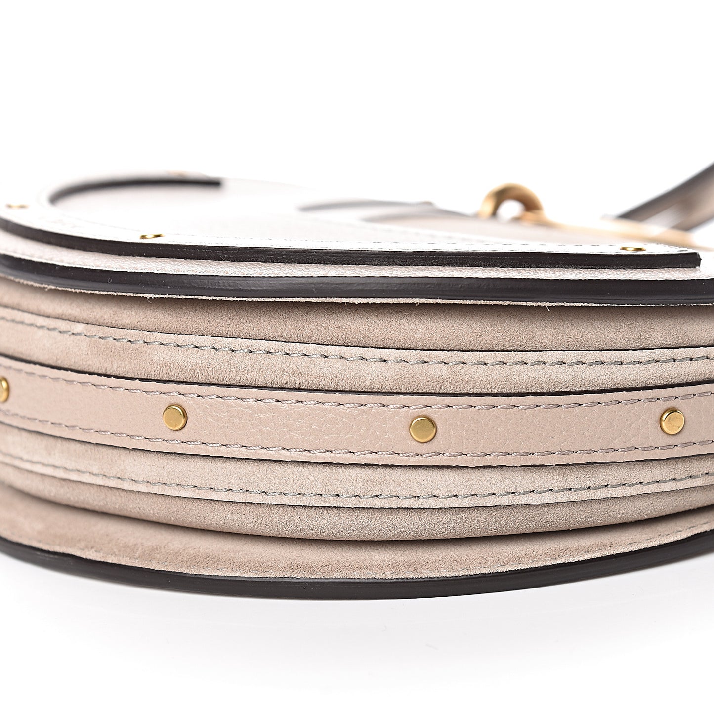 Calfskin Suede Small Pixie Bag Motty Grey