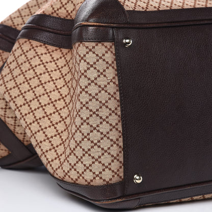 Gucci Diamante Duffle Bag Brown 8 of 17