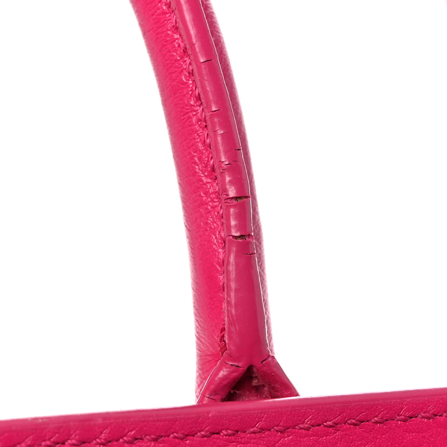 Saint Laurent Calfskin Nano Sac De Jour Lipstick Fuchsia 18 of 23
