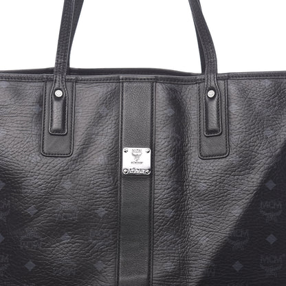 MCM Visetos Large Liz Reversible Shopper Tote Black 10 of 18