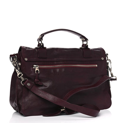 Proenza Schouler Lambskin Medium PS1 Satchel Oxblood 2 of 4