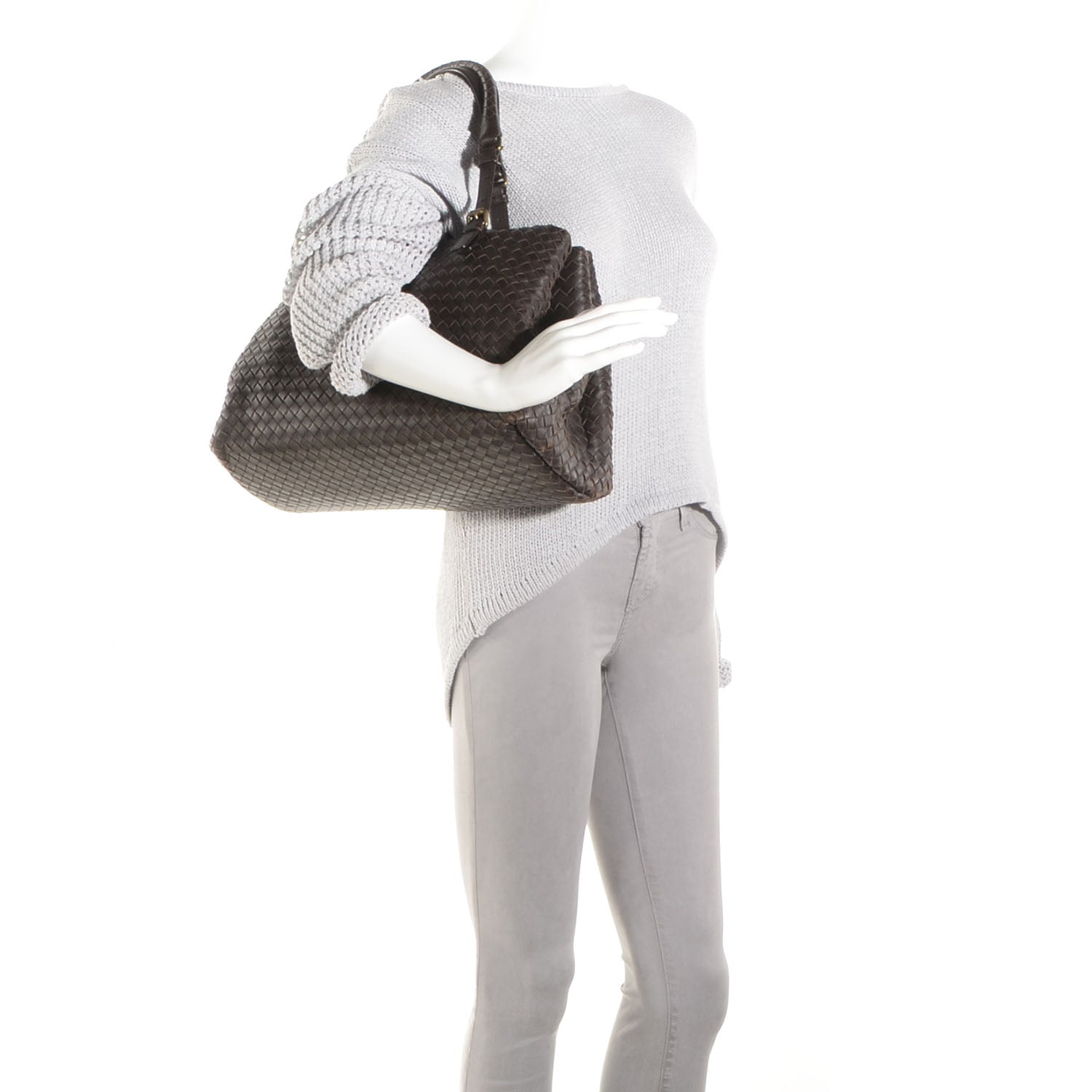 Bottega Veneta Nappa Intrecciato Medium Roma Tote Moro 2 of 8