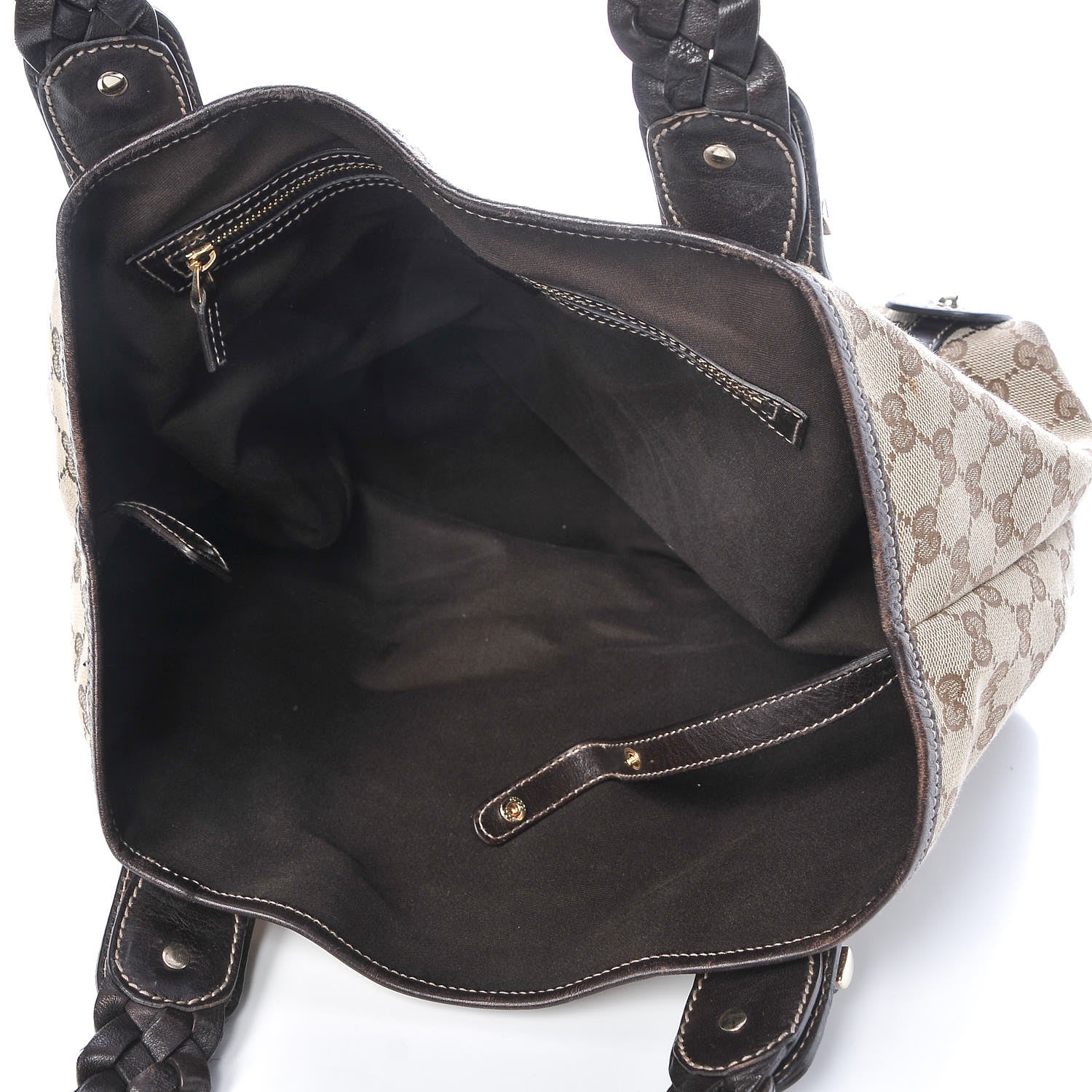 Gucci Monogram Small Pelham Shoulder Bag Dark Brown 5 of 7
