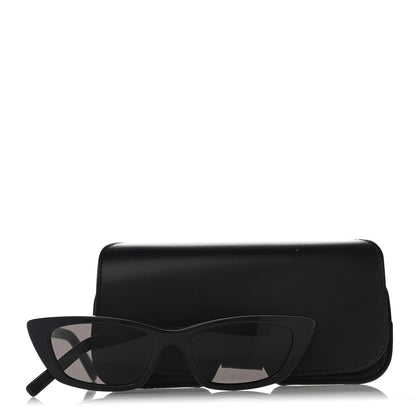 Saint Laurent Acetate Cat Eye Sunglasses SL277 Black 8 of 8