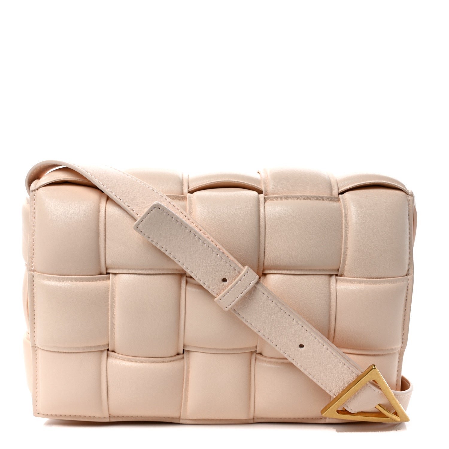 Bottega Veneta Nappa Maxi Intreccio Padded Cassette Crossbody Bag Melon Washed 1 of 10