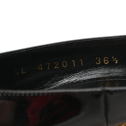 Saint Laurent Patent Opyum 110 Pumps 36.5 Black Gold 9 of 9