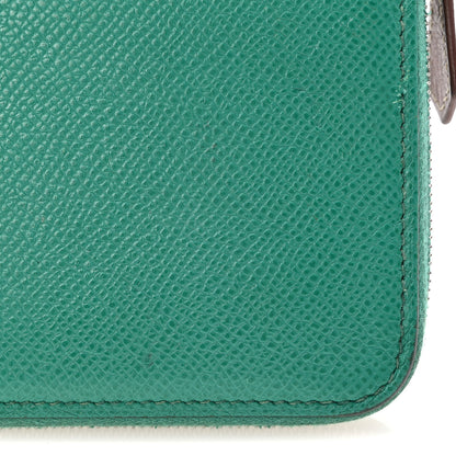 Hermes Epsom Silk'In Wallet Vert Jade 10 of 11