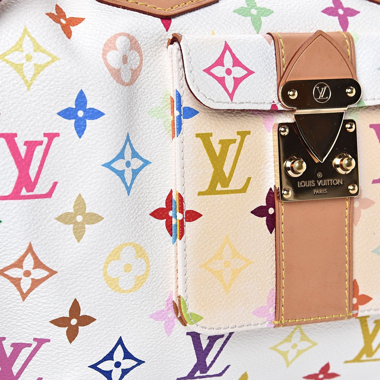 Louis Vuitton Monogram Multicolor Speedy 30 White 13 of 13