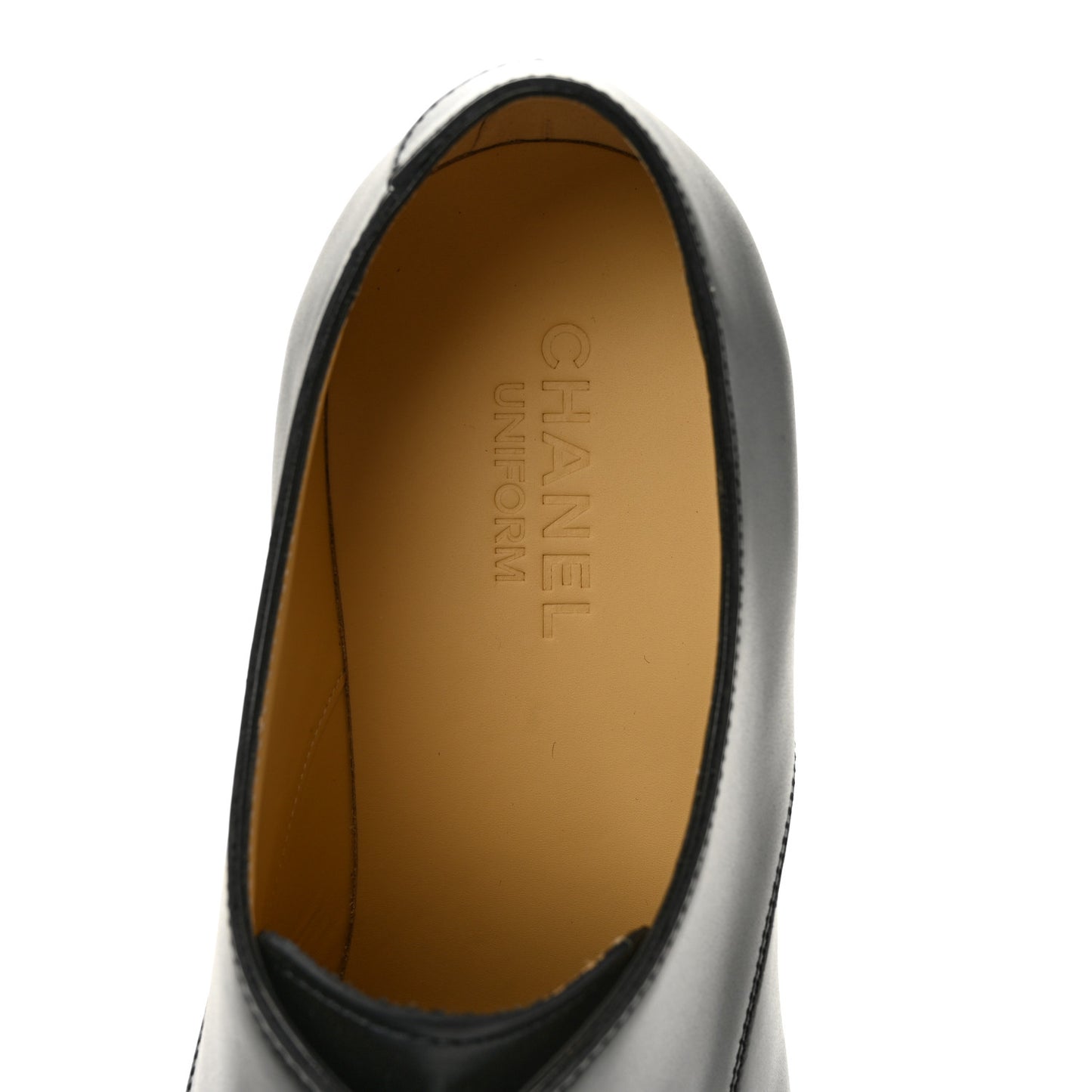 Smooth Calfskin Mens Loafers 45 Black
