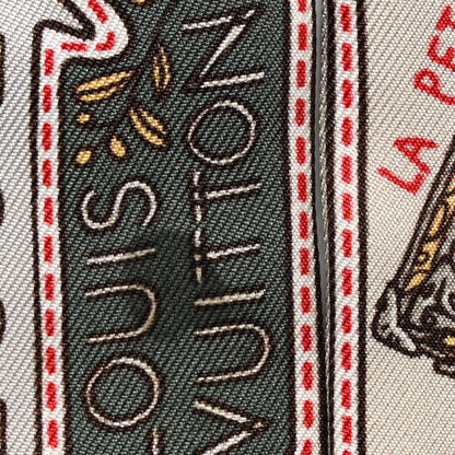 Louis Vuitton Silk Jeu De Louis BB Bandeau Kaki 3 of 3