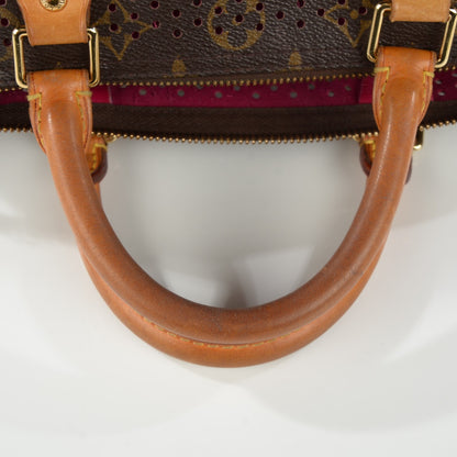Louis Vuitton Monogram Perforated Speedy 30 Fuchsia 2 of 18