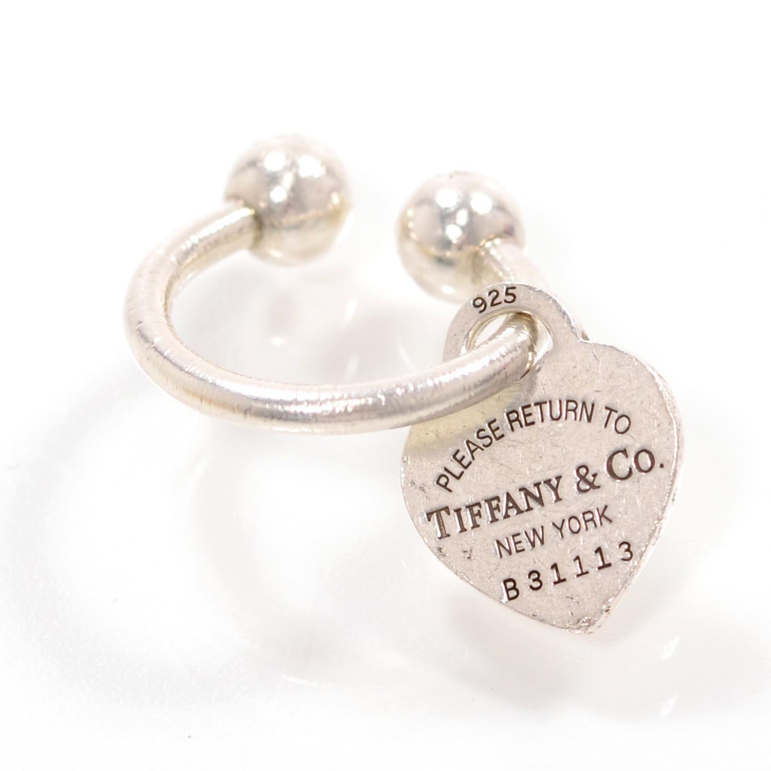 Tiffany Sterling Silver Return To Heart Key Ring 1 of 1