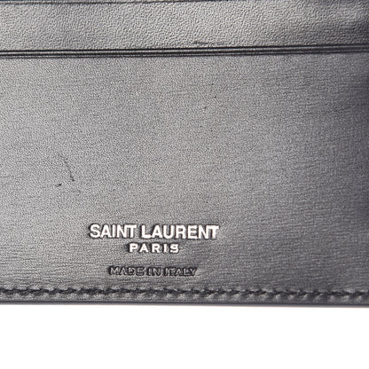 Saint Laurent Calfskin Bill Clip Card Case Black 6 of 8