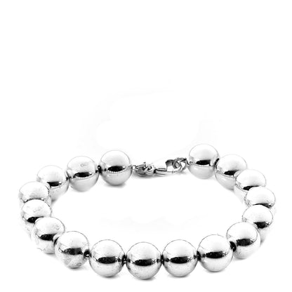 Tiffany Sterling Silver 10mm HardWear Ball Bracelet 1 of 5