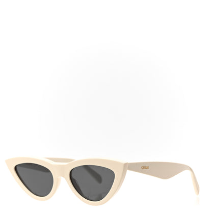 Celine Acetate Cat Eye Sunglasses Ivory 1 of 6