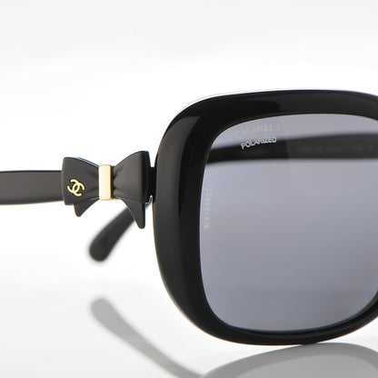 Chanel CC Bow Polarized Sunglasses 5171 Black 7 of 7