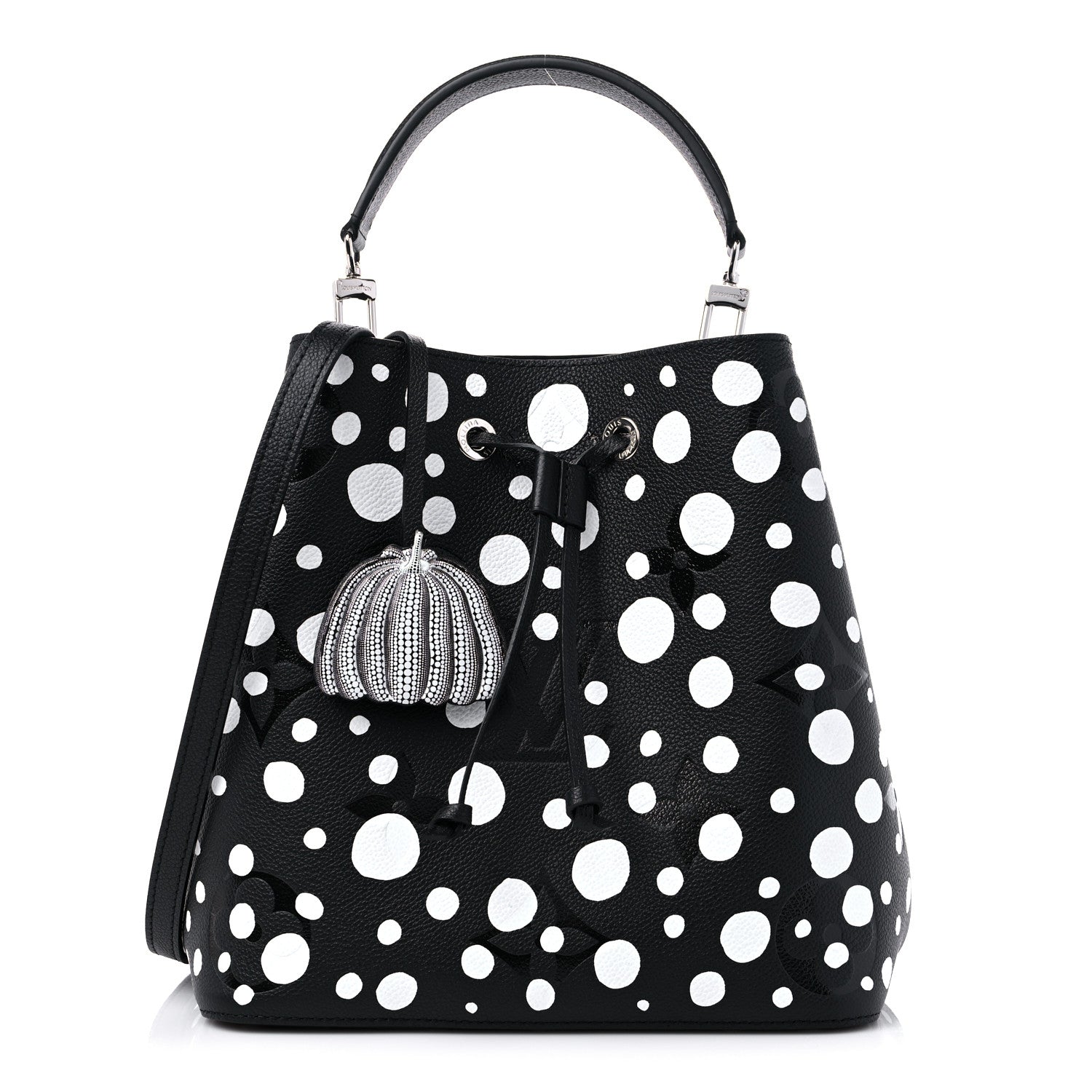Louis Vuitton LV X YK Empreinte Neonoe MM Black White 1 of 8
